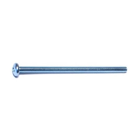 Midwest Fastener #8-32 x 3 in Phillips Pan Machine Screw, Zinc Plated Steel, 100 PK 07334